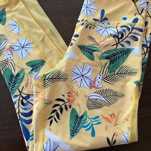 ZYIA Floral Reflective Light n Tight Hi-Rise 7/8 24"